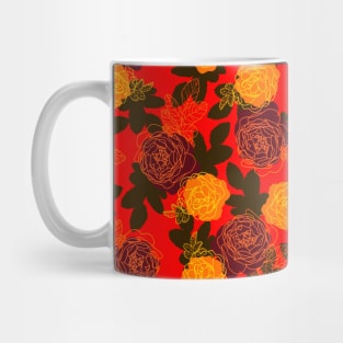 Roses Red Bold Mug